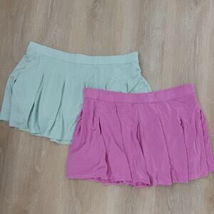 Women’s Posh Peanut Lot Of Two Skirts Skorts Pull On 3XL